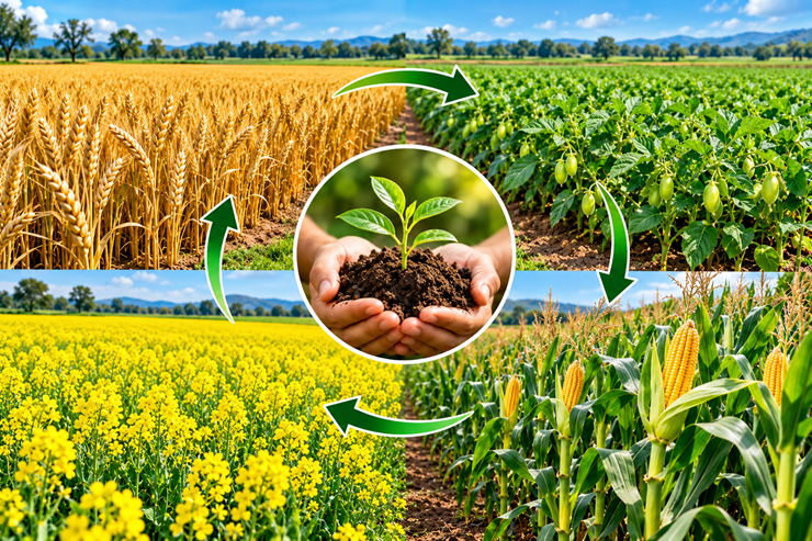 Crop Rotation: 10 Benefits, Types, Examples & Best Practices
